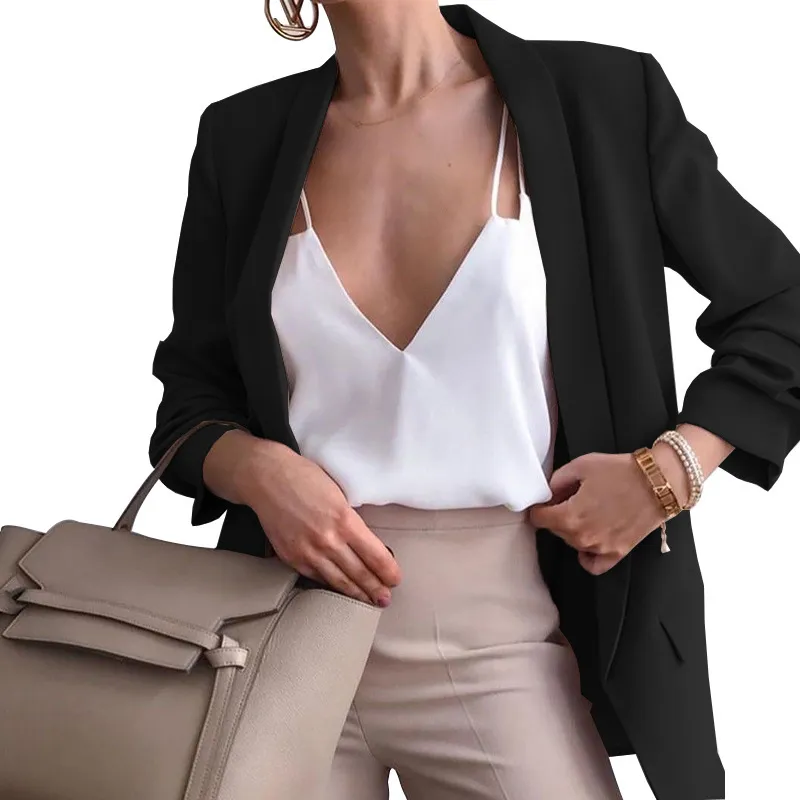 Cardigan Jacket Lapel Slim Small Set