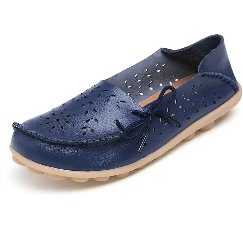 New Hollow Leather Casual Shoes