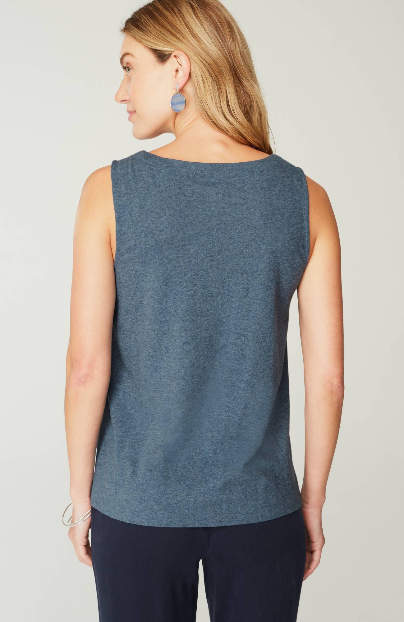 pure jill soft-v-neck layering tank