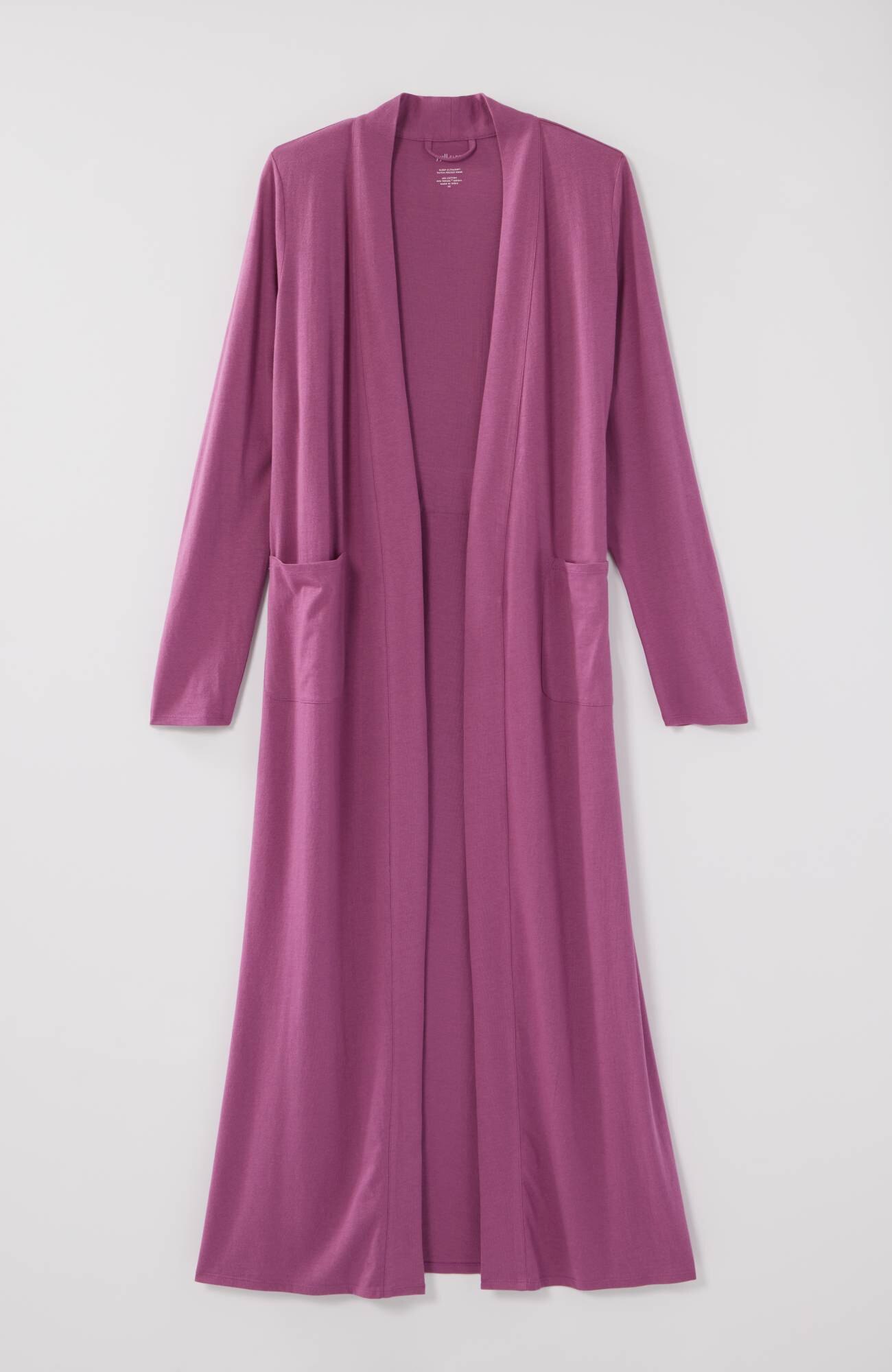 sleep ultrasoft patch-pocket robe