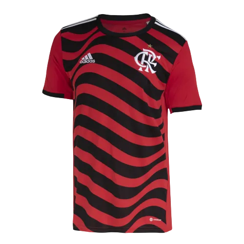 Camisa Flamengo Third 22/23 - Preta e Vermelha