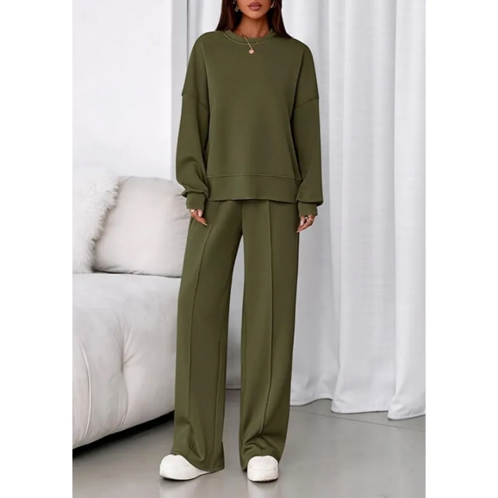 Women's Simple Casual Sports Two-Piece Set