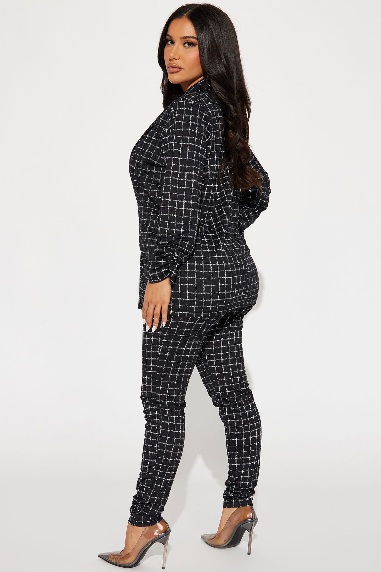Office Sweetheart Blazer Set - Black