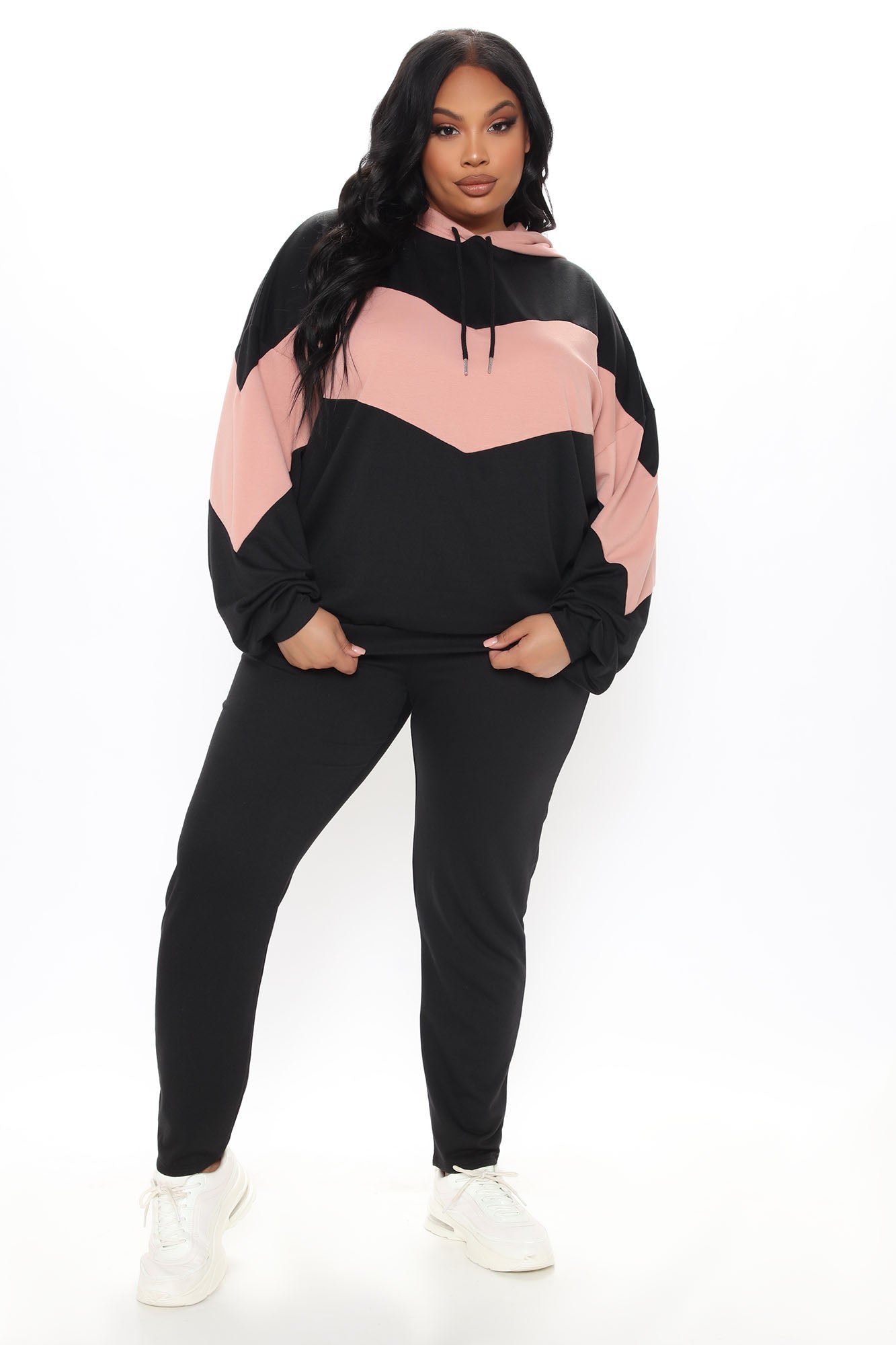 Not Mad At That Pant Set - Black/Mauve