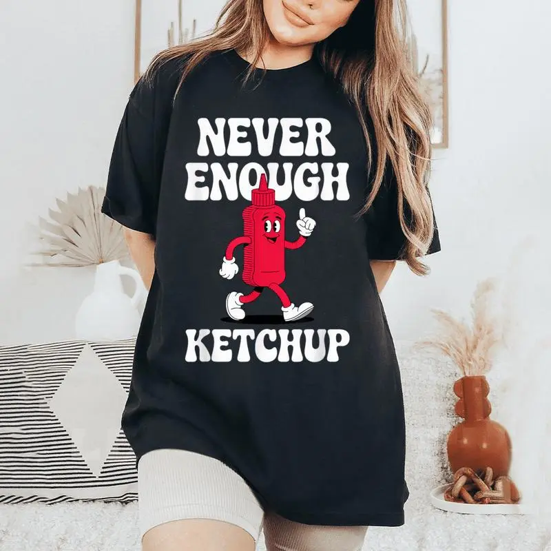 Retro Ketchup Boys Or Girls Women's Oversized Comfort T-Shirt