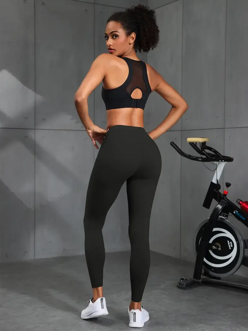 Women's Athletic Yoga Leggings – High Waist, Pockets, Multi-Pack Options