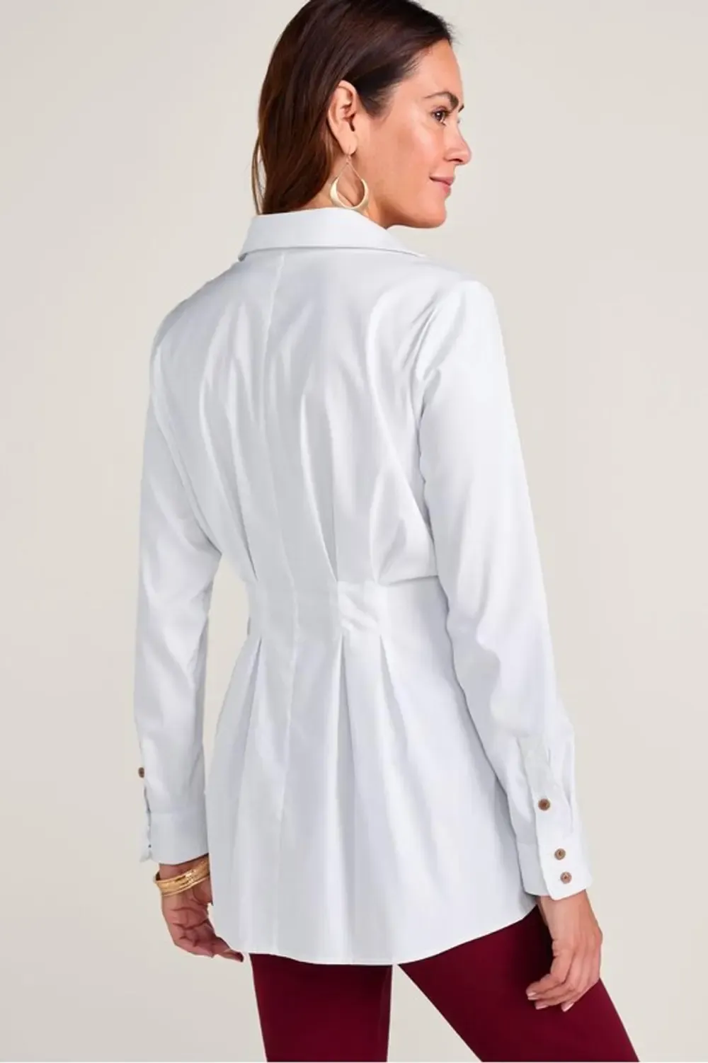 In A Cinch Button Front Tunic