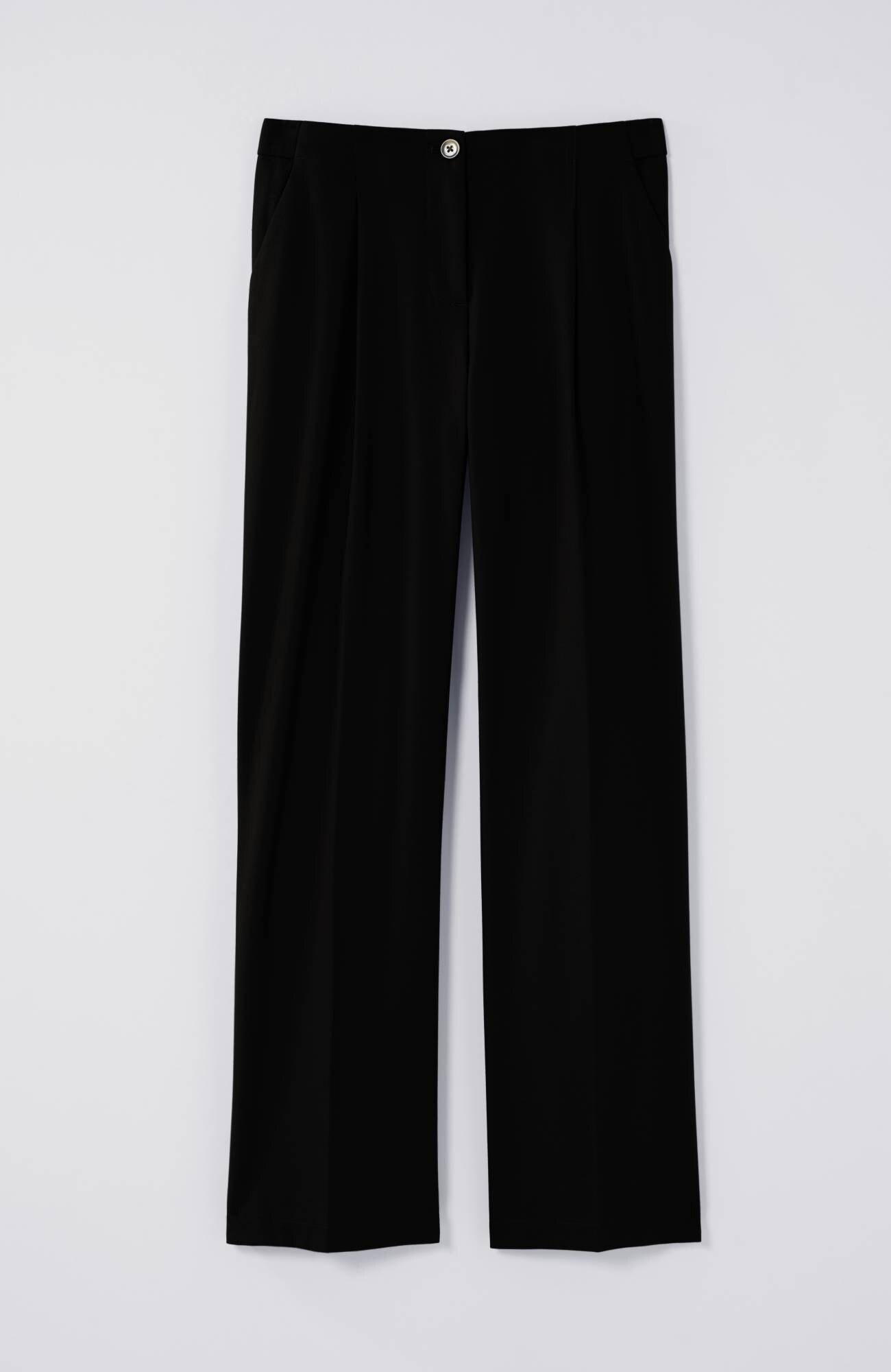 pleated wide-leg pants