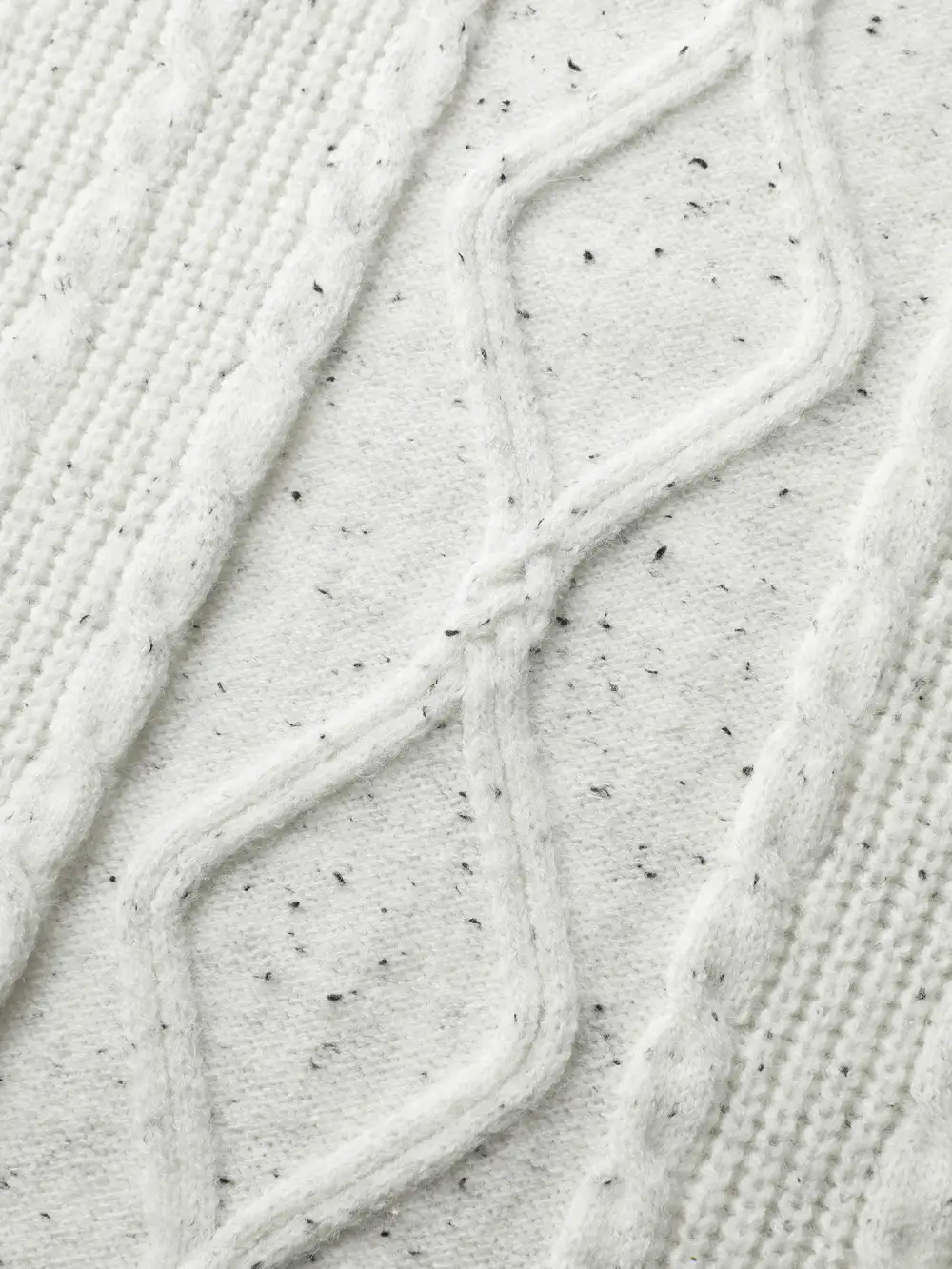 Textured Color Contrast Sleeve Pullover