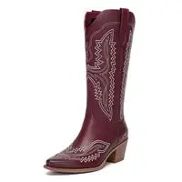 Women's Embroidered Western Mid-Calf Cowboy Boots