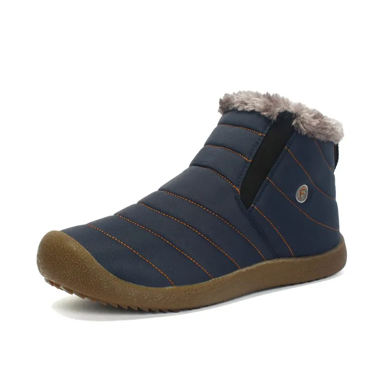 Cilool Women Warm Shoes Waterproof Non-slip Snow Boots