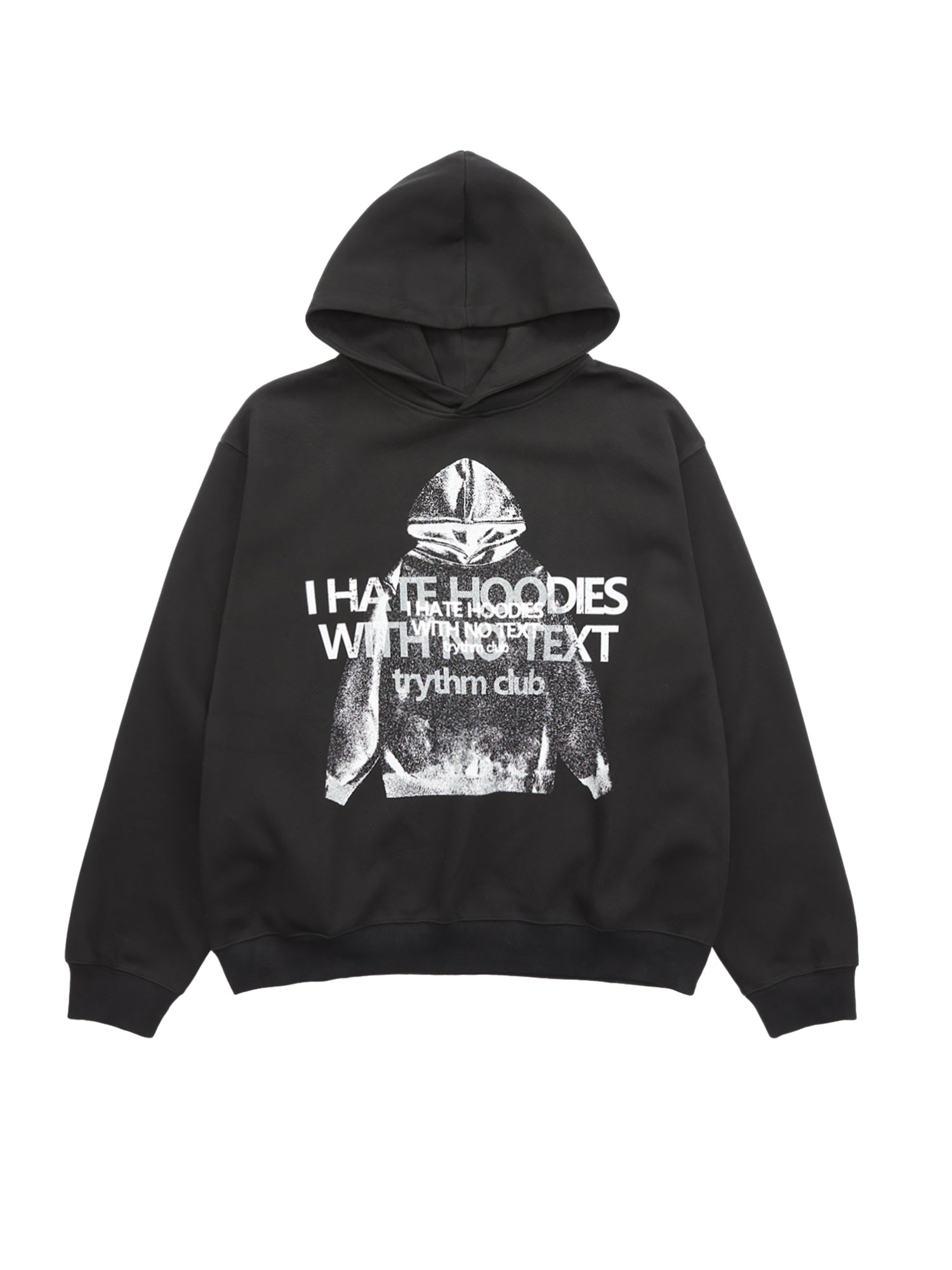 Fun Lettering Double Print Hoodie - 1964