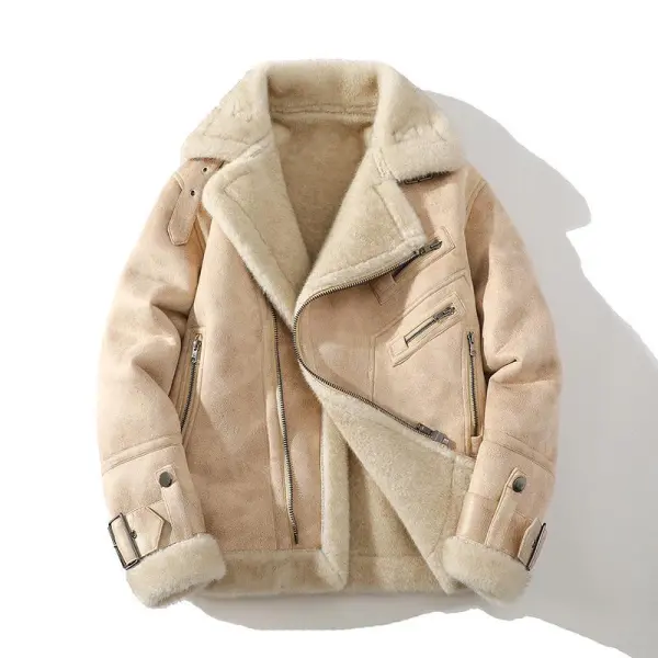 The Flying Tigers Men's Sheepskin Bomber Jacket Luc. 107