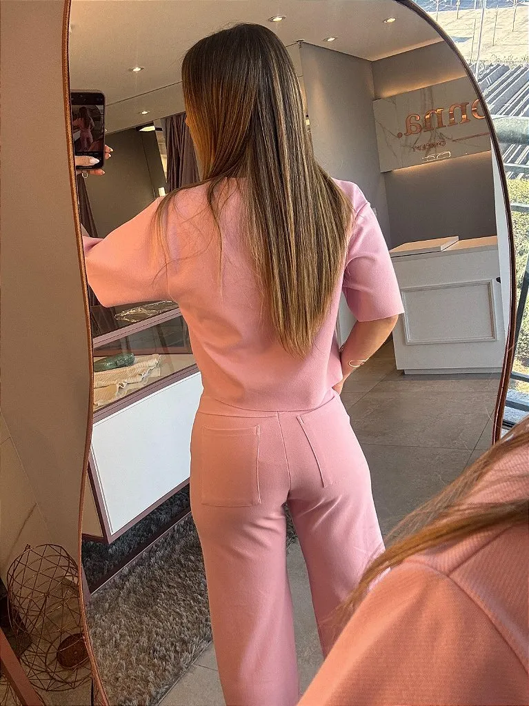 Women's Casual Loose Fit Top – Short Sleeve Round Neck Tunic Shirt