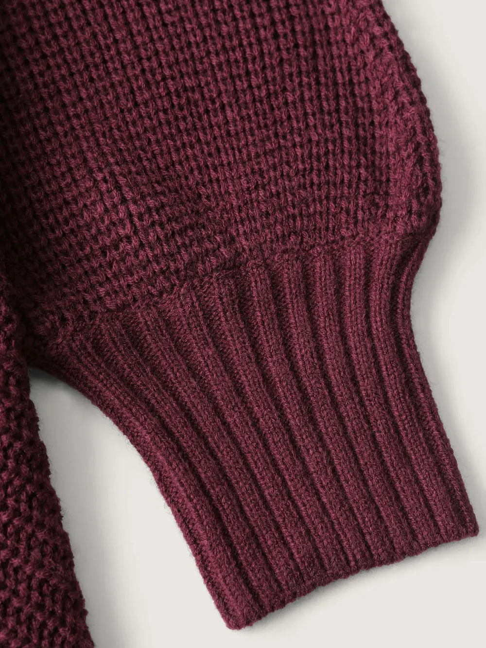 Turtle Neck Batwing Sleeve Asymmetrical Hem Pullover