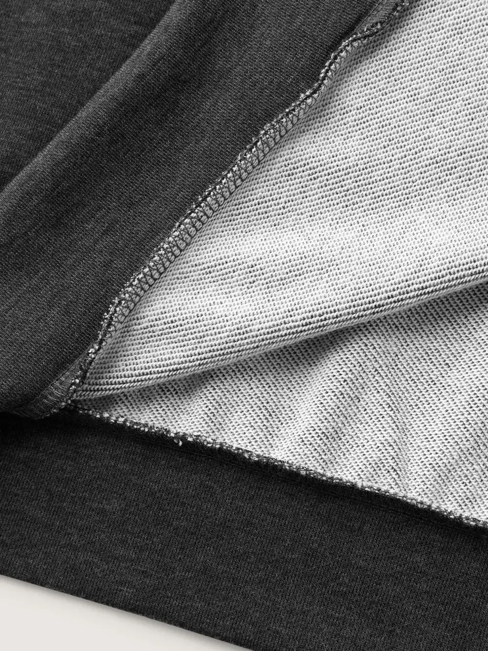 Sweatshirt Longline Solid Jacket