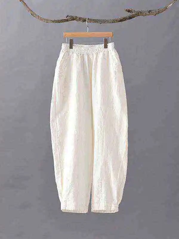 Loose Solid Color Casual Pants