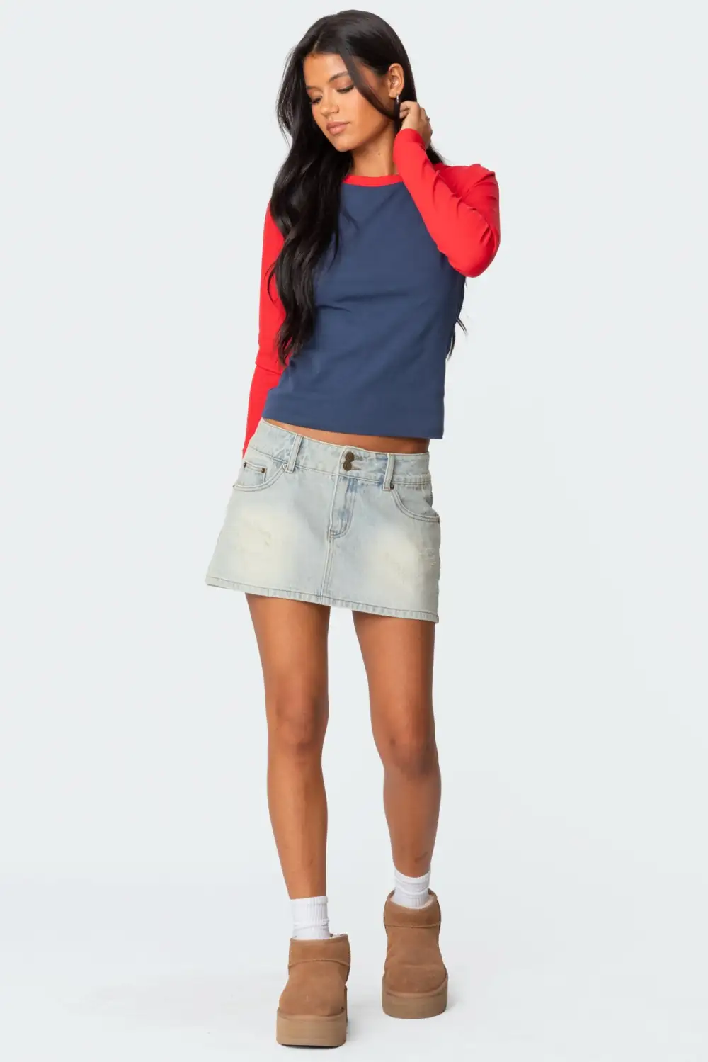 Tommi Raglan Long Sleeve T Shirt