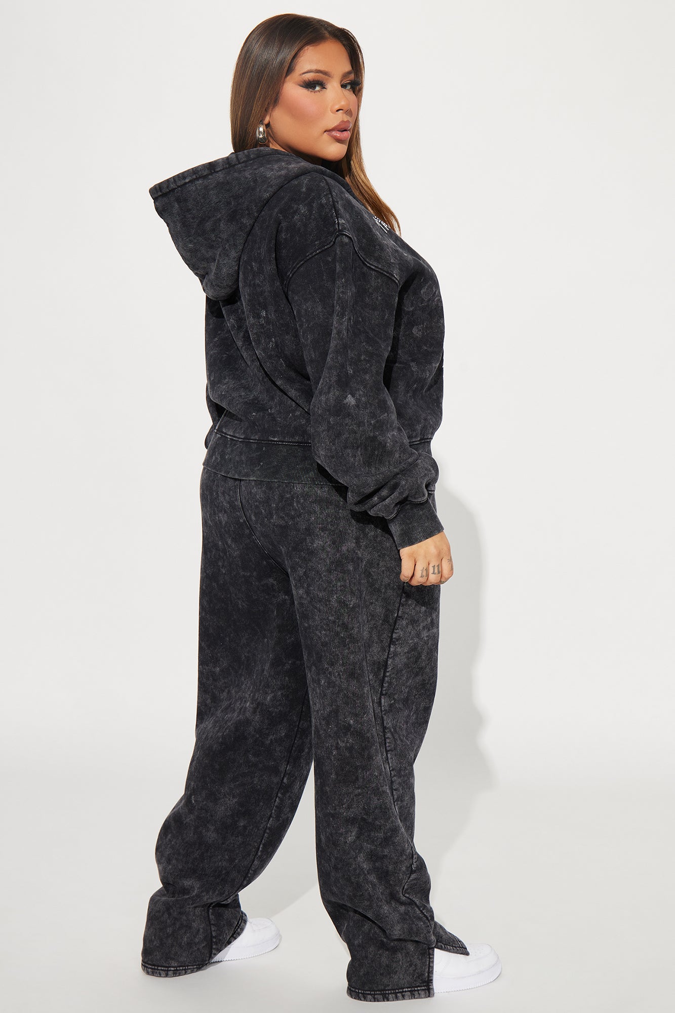 No Hard Feelings Pant Set - Charcoal