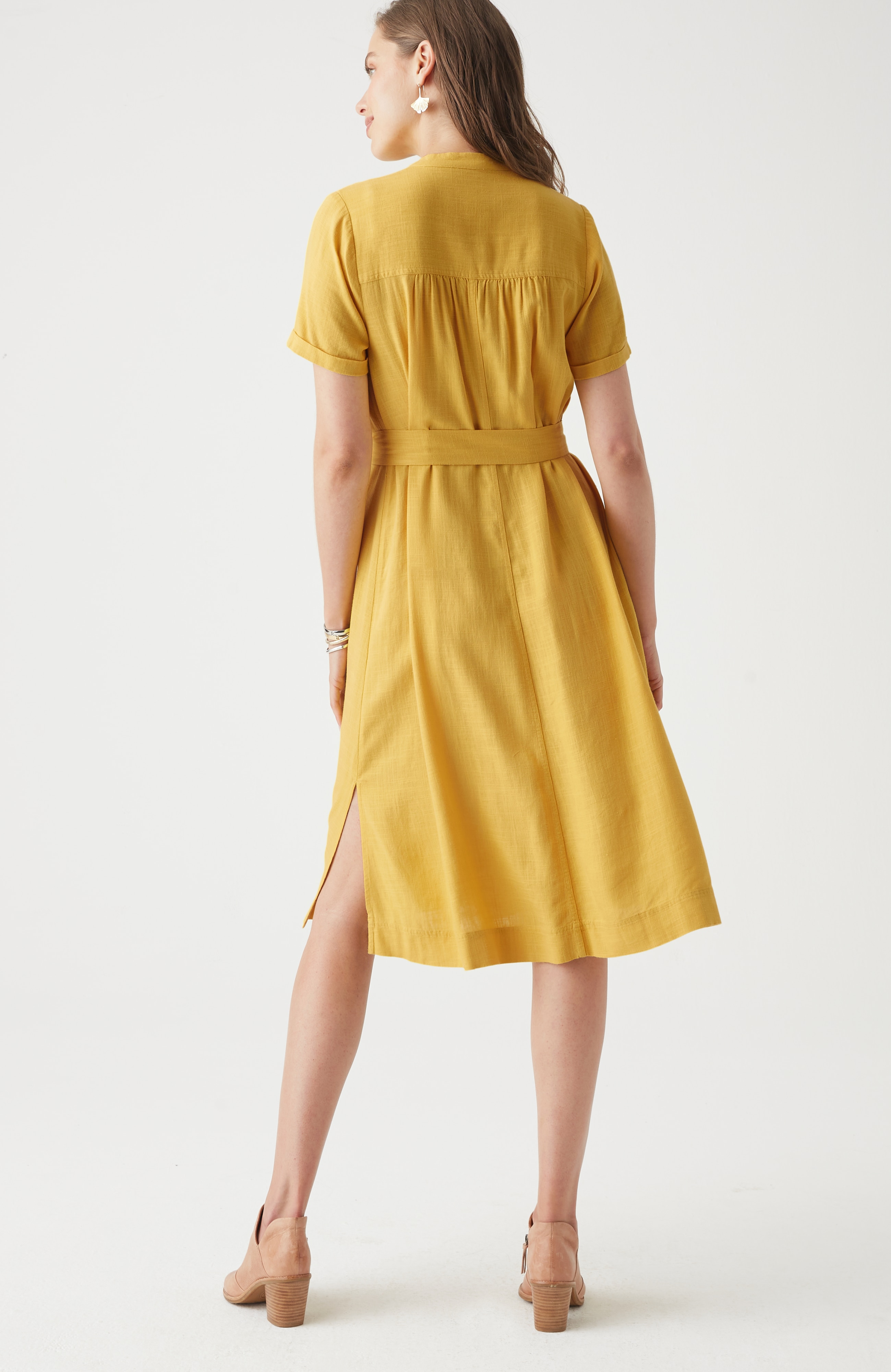 Patch-Pocket Shirtdress