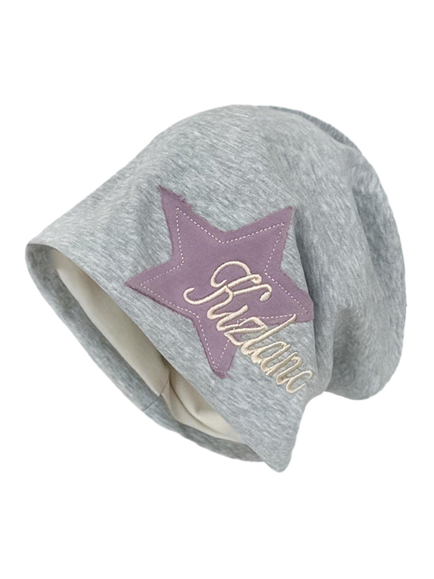 Star Embroidered Wrap Hat - 1703