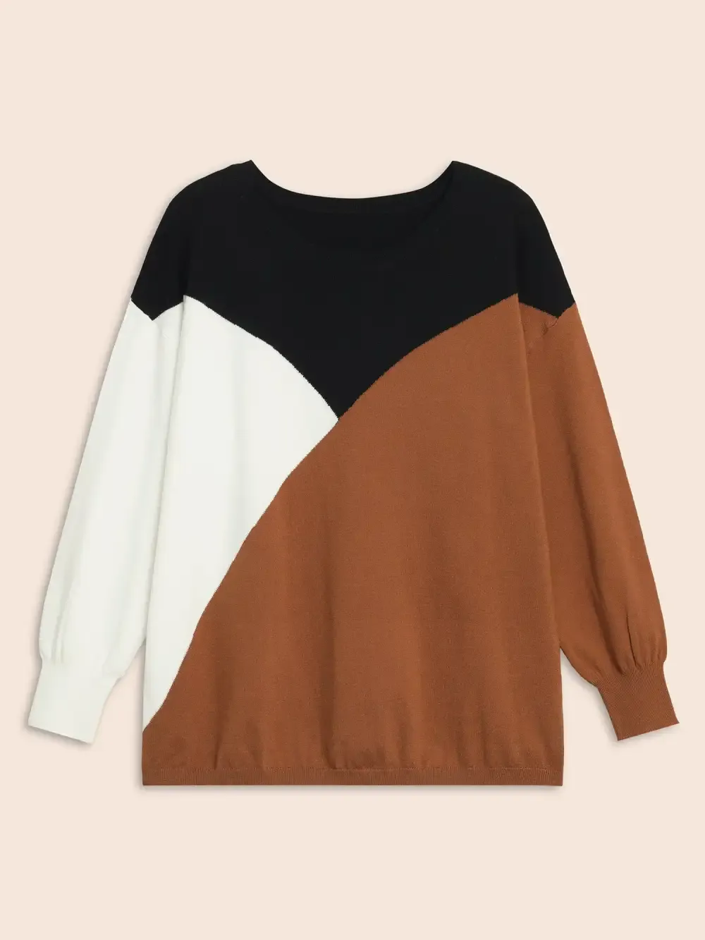 Supersoft Essentials Colorblock Contrast Pullover