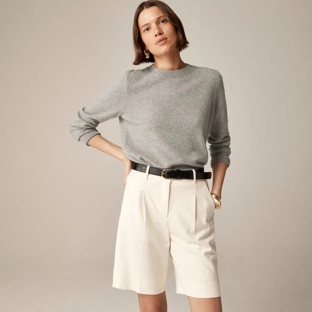 Cashmere classic-fit crewneck sweater