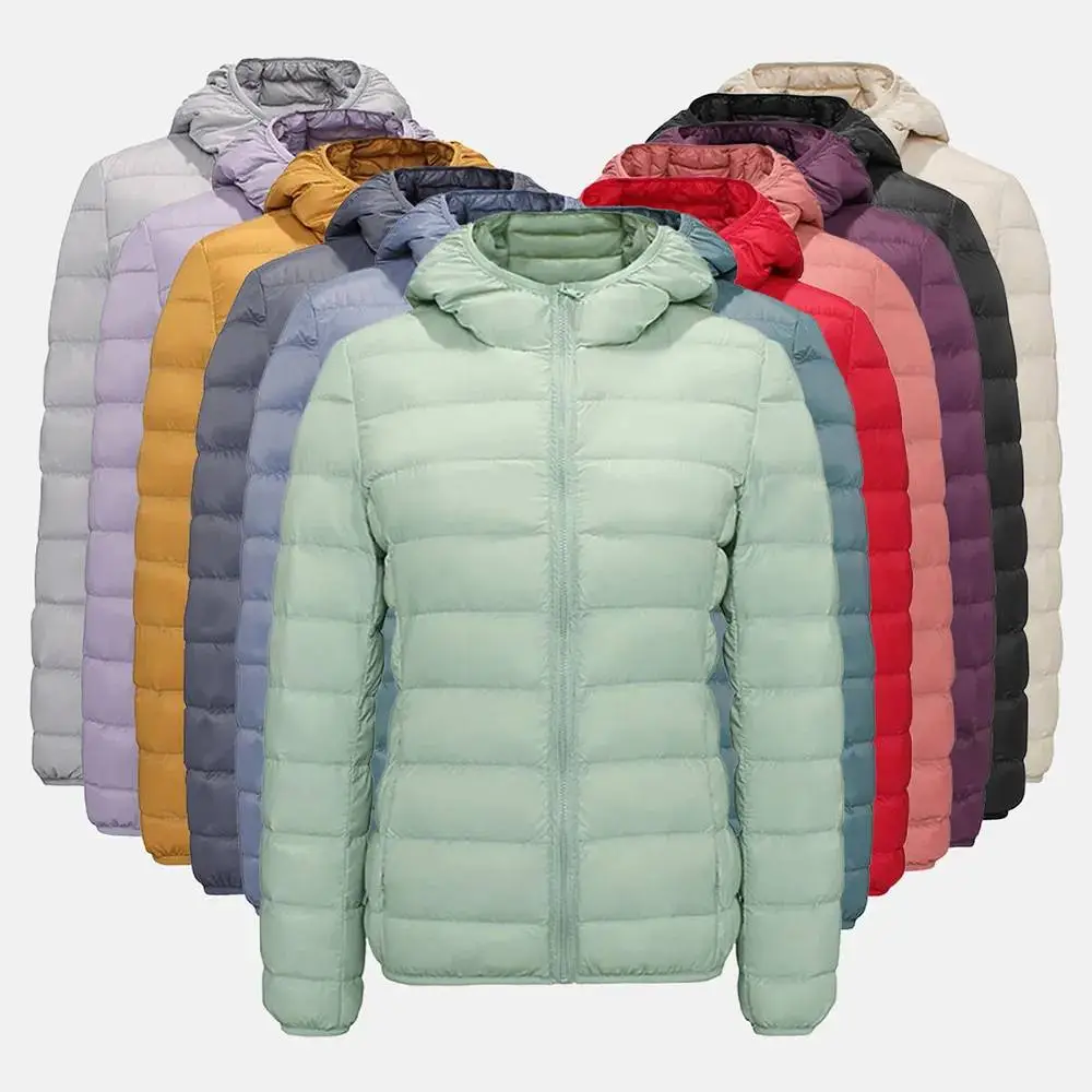 Oversized Down Packable Down Hooded Jacket