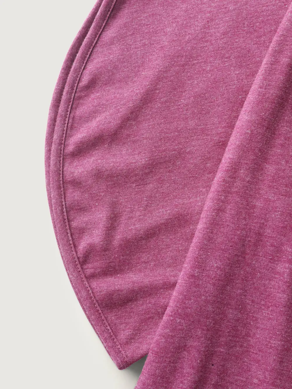 V-Neck Plicated Detail Bat Sleeve T-Shirt