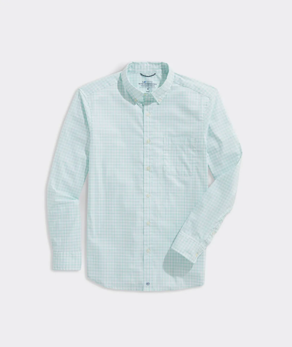 On-The-Go brrr° Gingham Shirt
