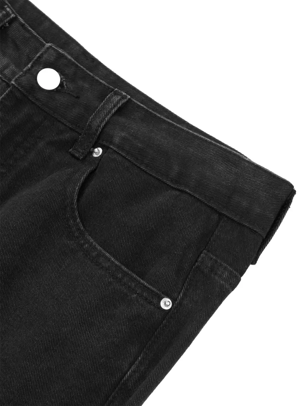 Ripped Double Straight Jeans - 2007