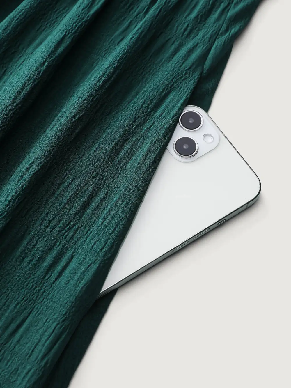 Textured Ruffled Neck Shirred Drawstring Midi Dress