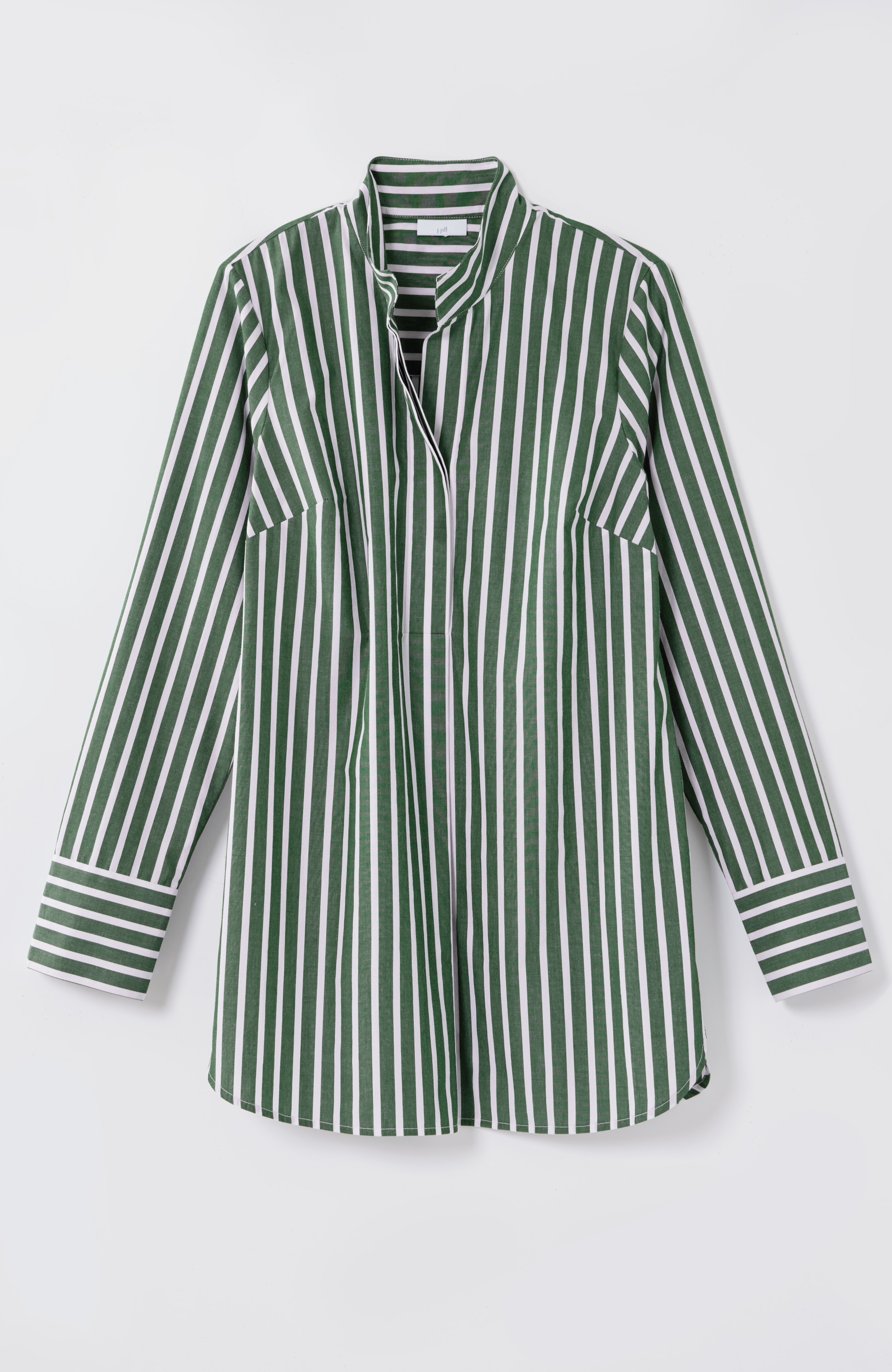 Cotton Stand-Collar Tunic
