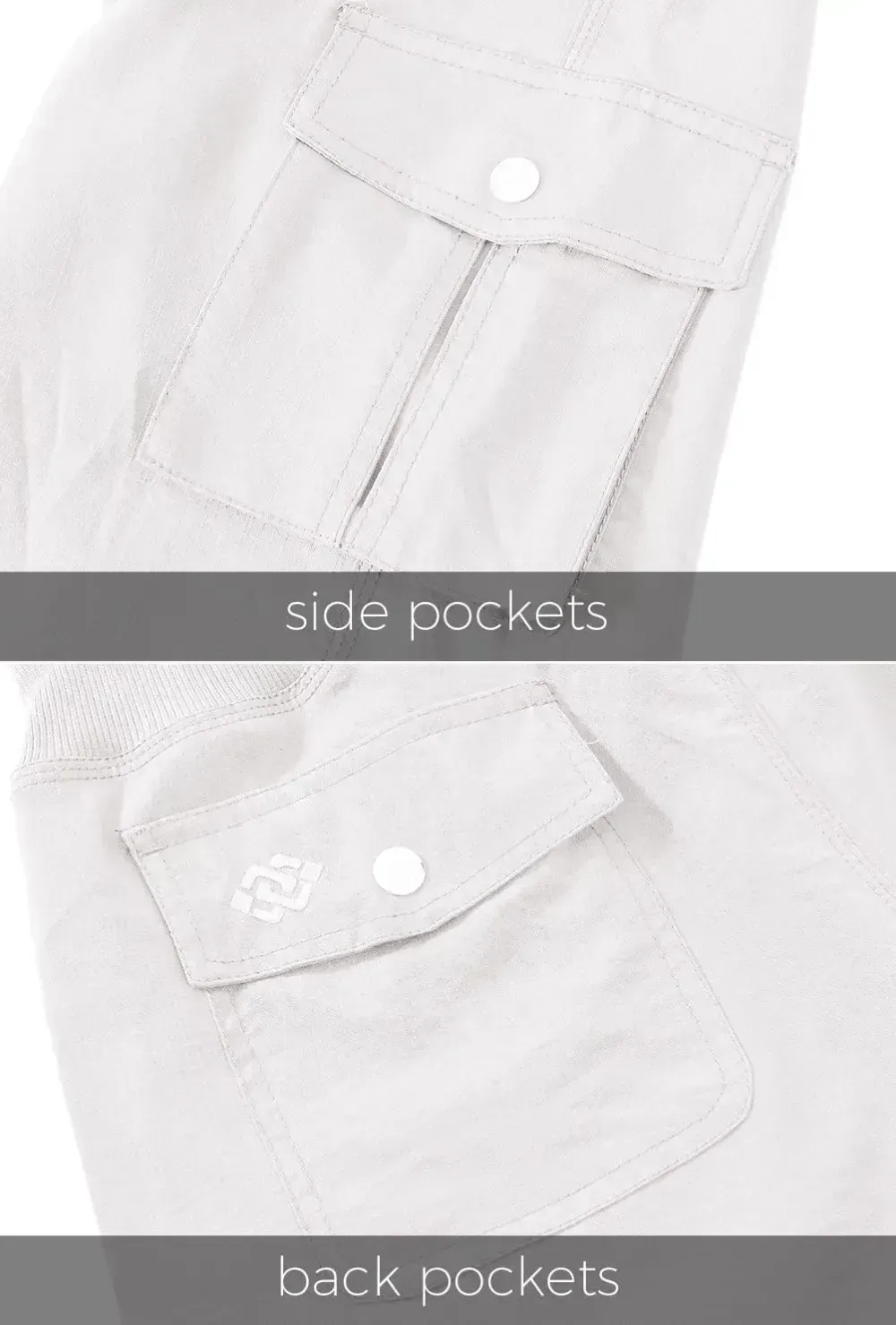 MoFiz Womens Capris with Pockets Loose Fit Casual Capri Pants Dressy Lightweight Ladies Baggy Cargo Pants for Hiking