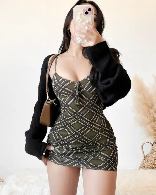 MILLIE PLAID DRESS