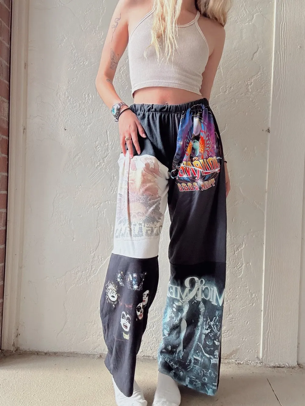 KISS BAND TEE PANT