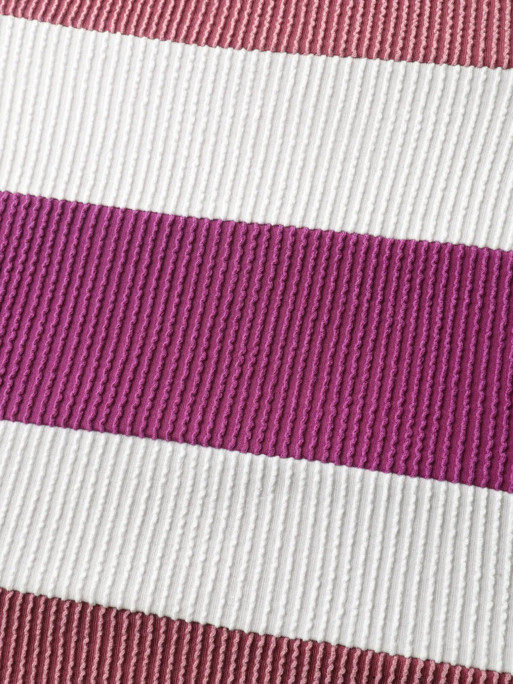 Color Stripes Spliced Knit Sweatshirt