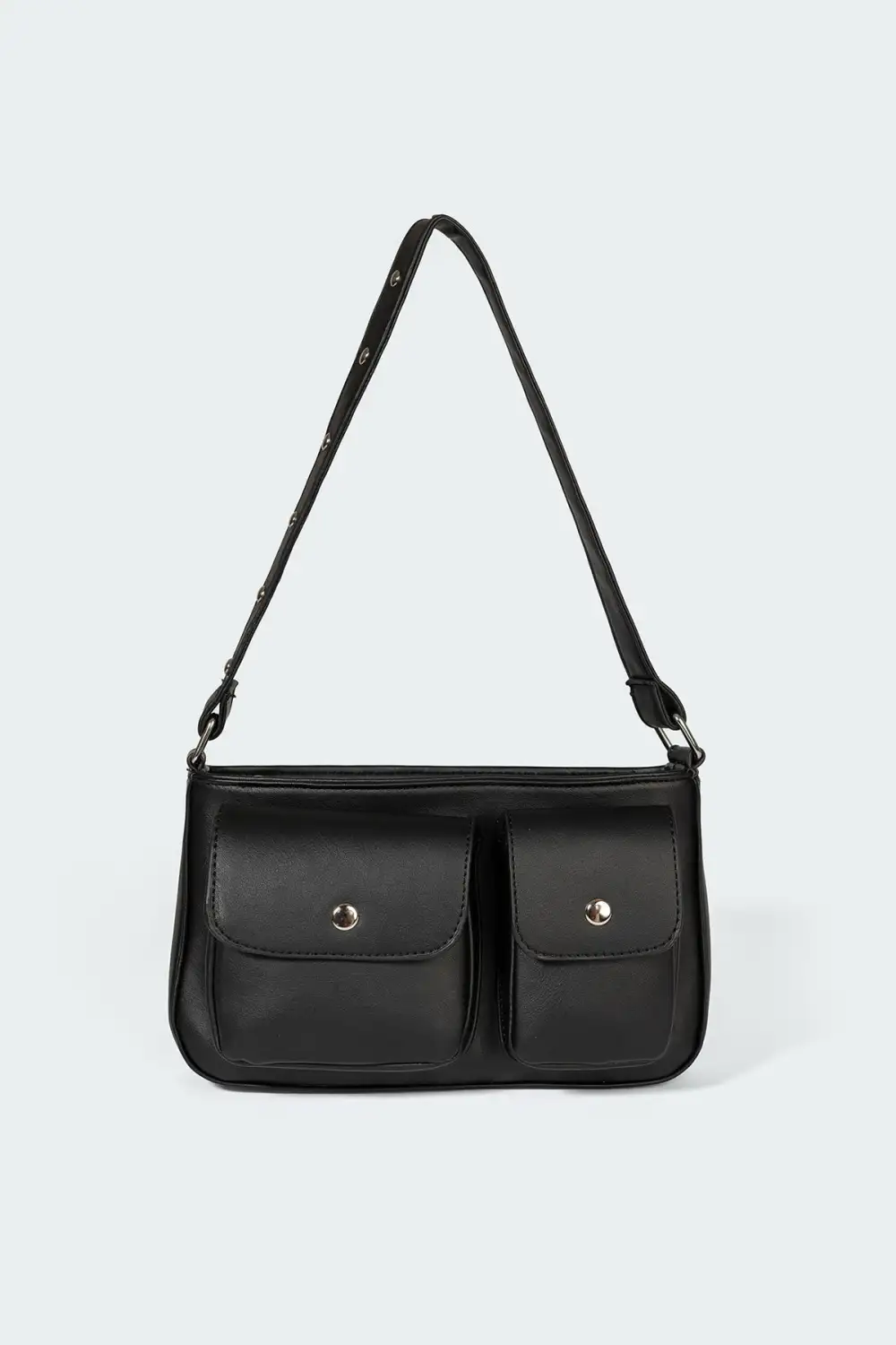 Perfect Fit Faux Leather Shoulder Bag
