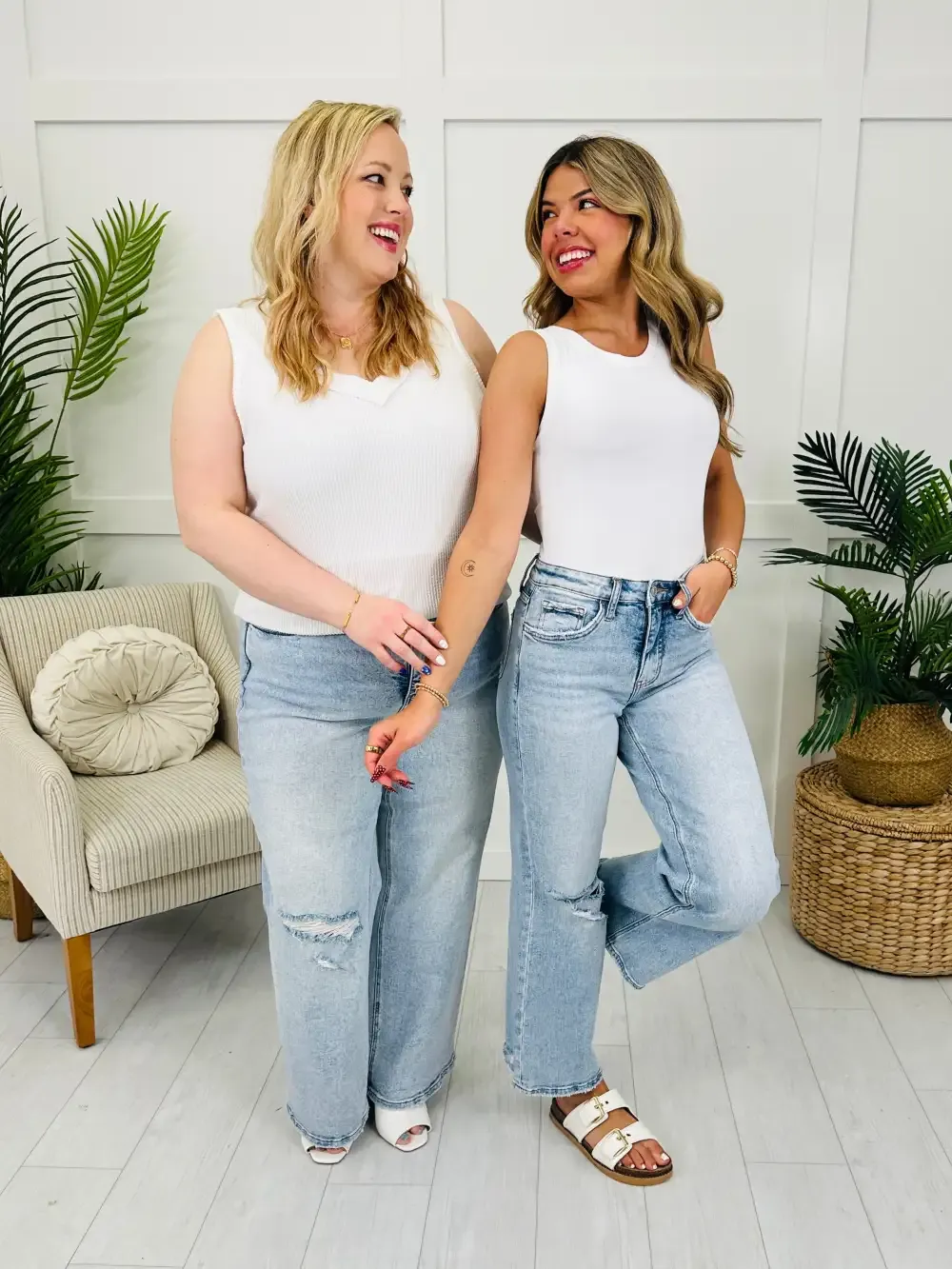 Lovervet On The Edge Wide Leg Jeans