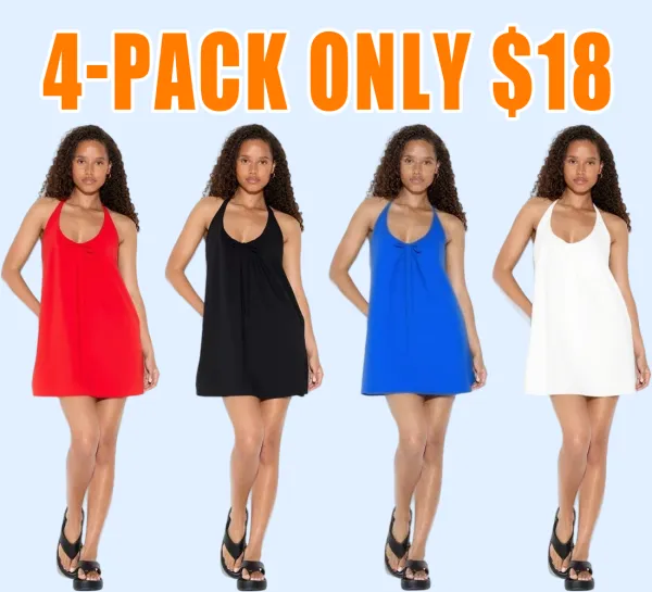 Women's Poplin Mini A-Line Dress