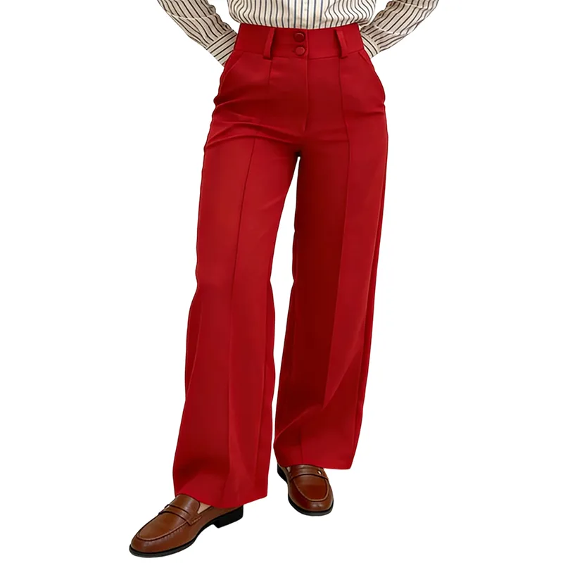 Women's Simple Wide-Leg Pants