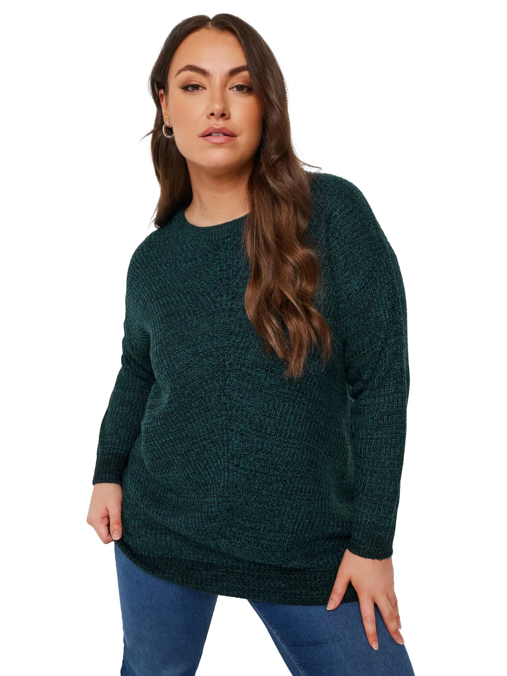 YOURS Curve Pink Essential Knitted Jumper