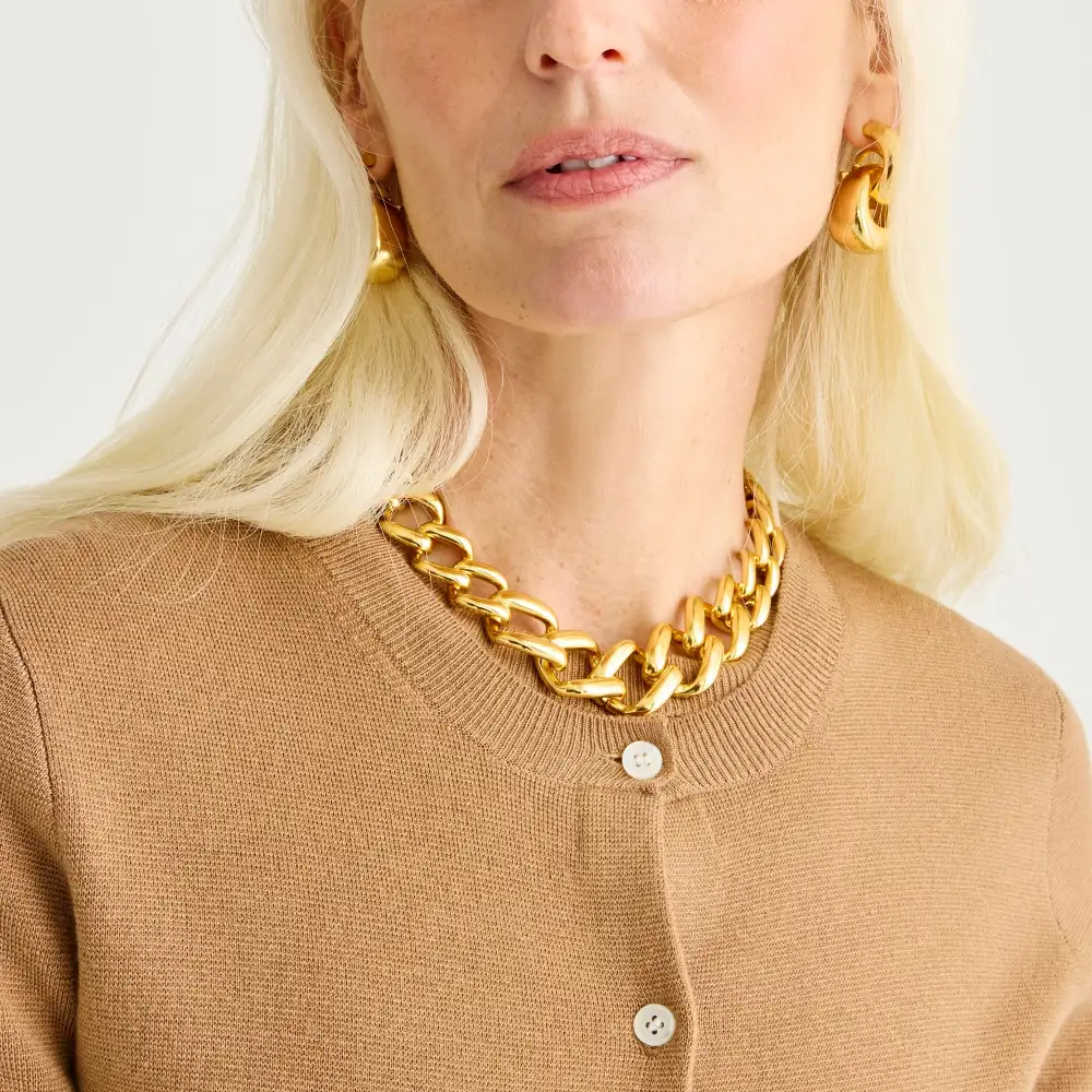 Cardigan sweater in TENCEL™-lyocell