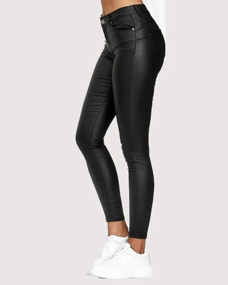 High Waist Butt Lifting Skinny Pants