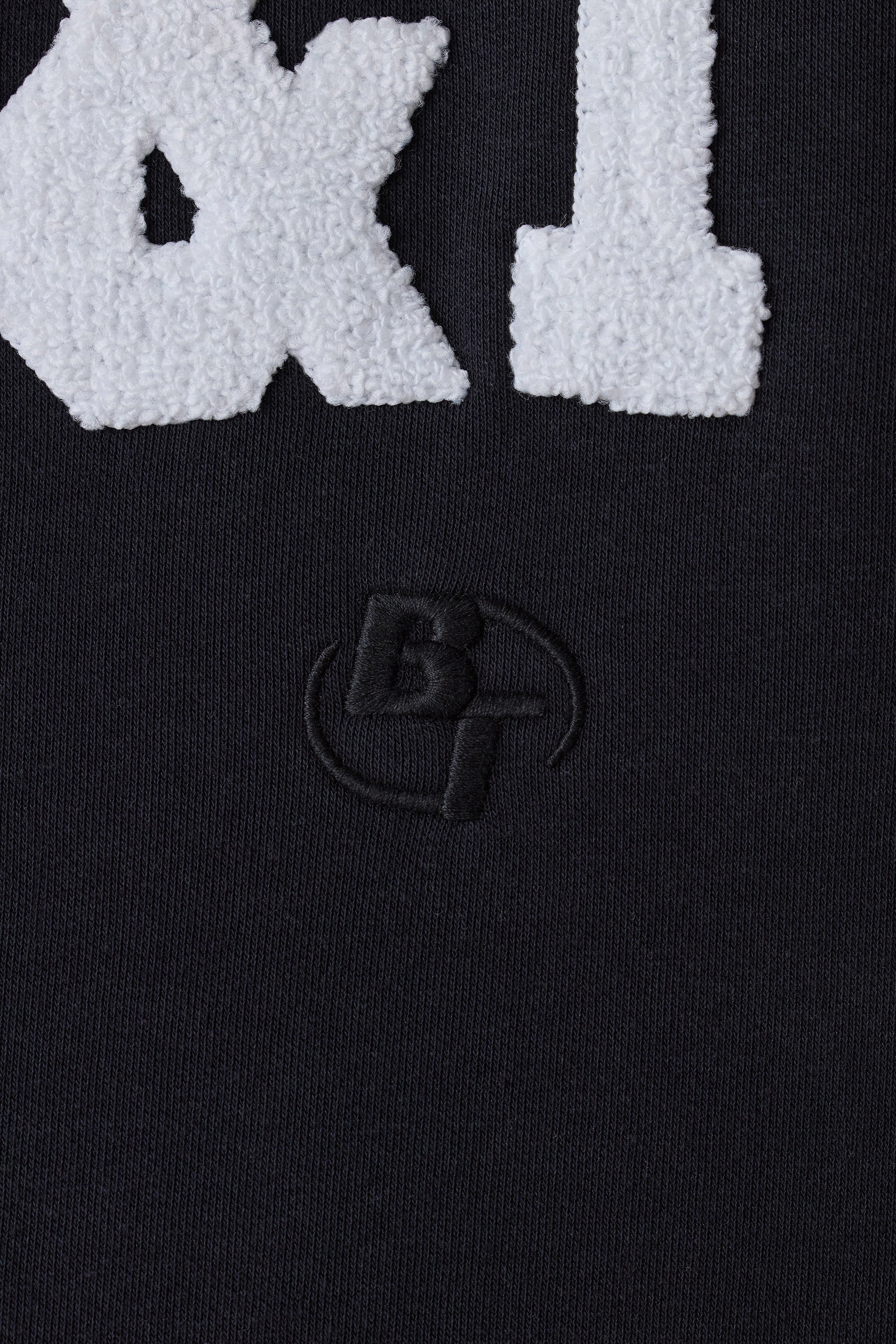 Hero - Oversized Hooded Sweatshirt in Black