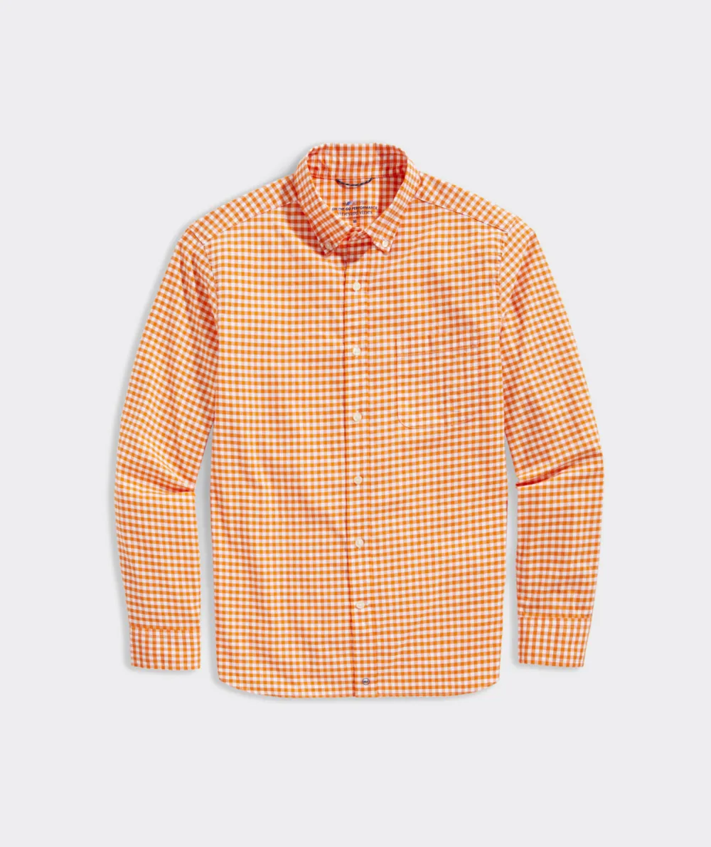 On-The-Go brrr° Gingham Shirt