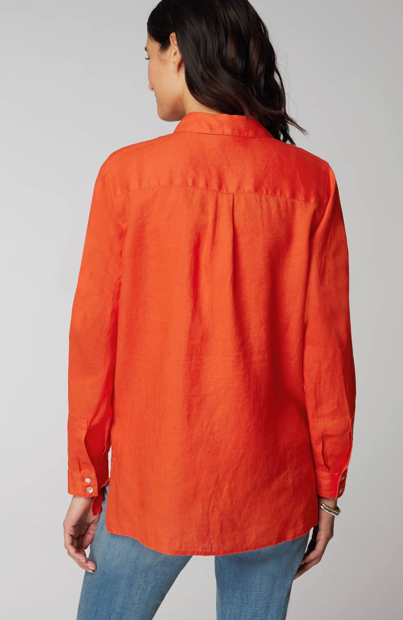 Everyday Linen Button-Front Shirt
