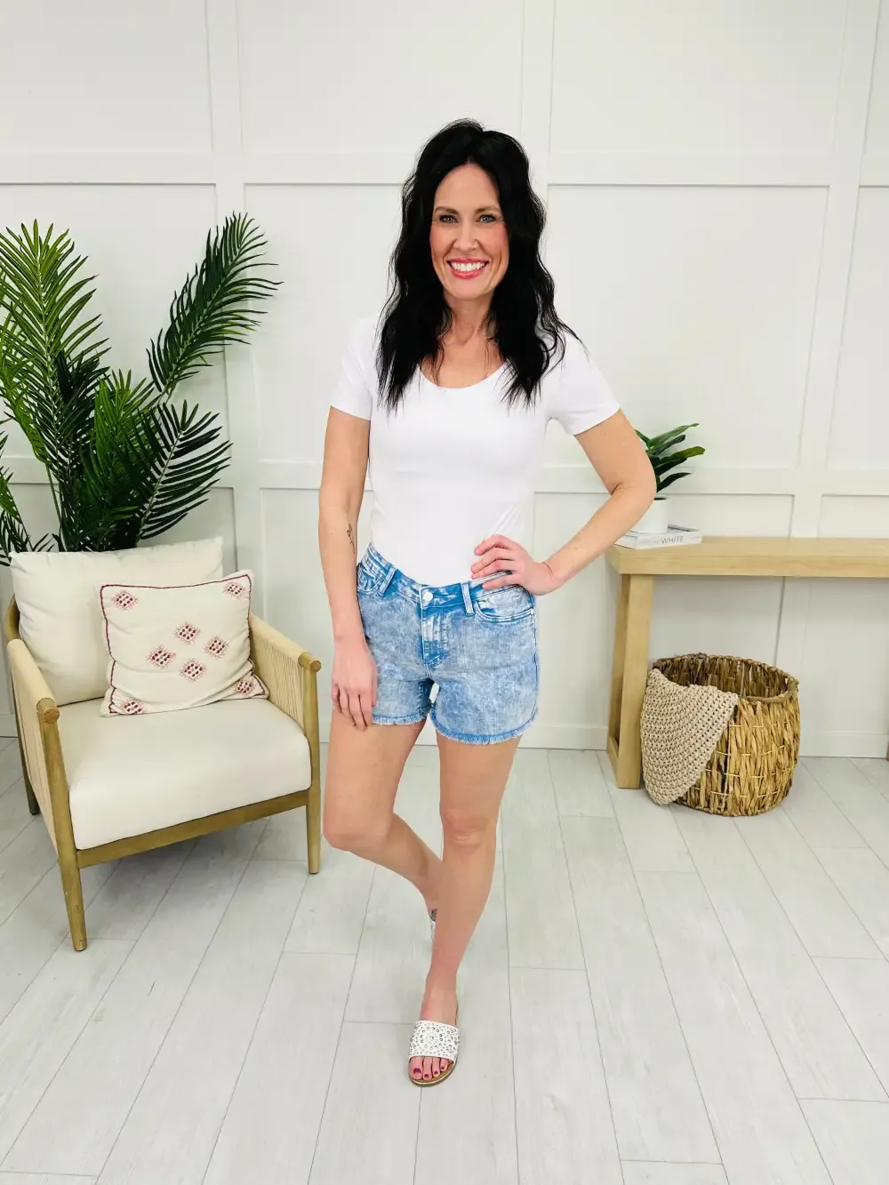 Judy Blue Fade to Fab Shorts