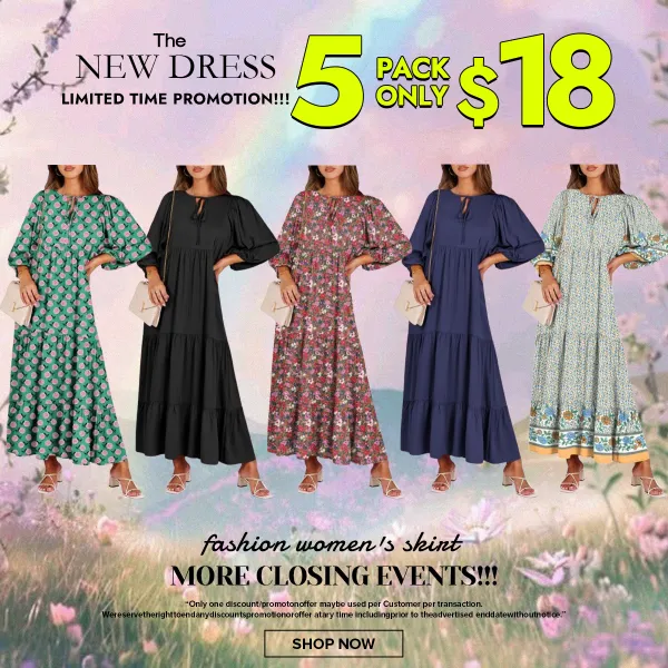 Boho Summer Maxi Dress for Women – Floral Puff Sleeve Vacation Sundress