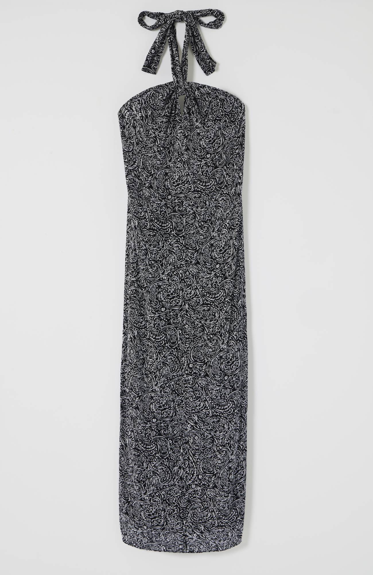 Twisted-Halter Dress